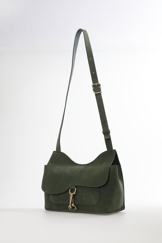 Laselle Green Grass Velur