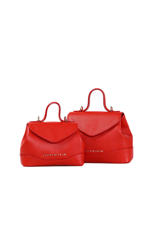 Mina Bag Medium Bright Red