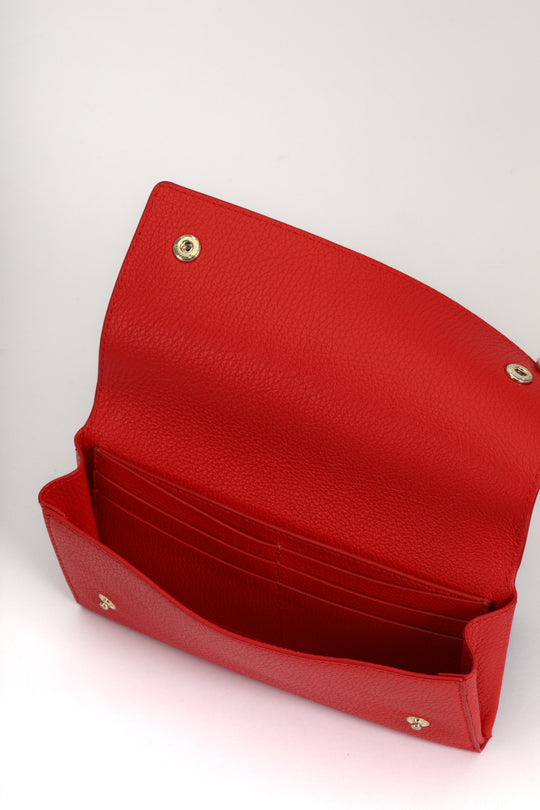 Soft Daytime Wallet Bright Red