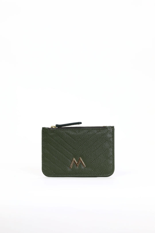 M Cardholder Green Olive