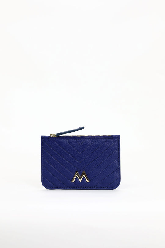 M Cardholder Electric Blue