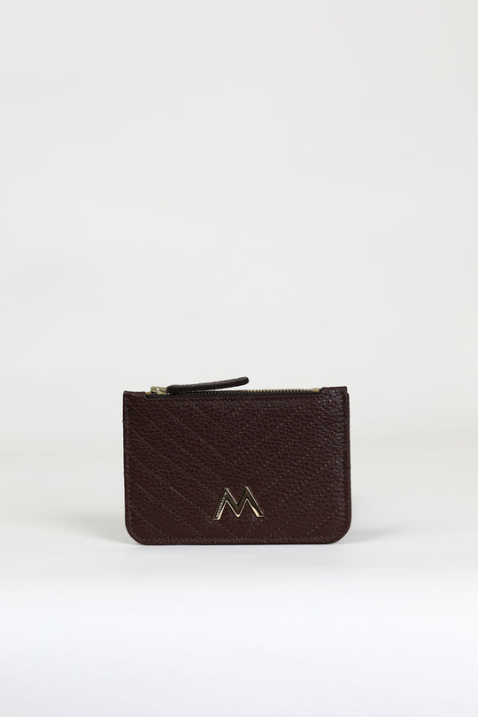 M Cardholder Choco Plum