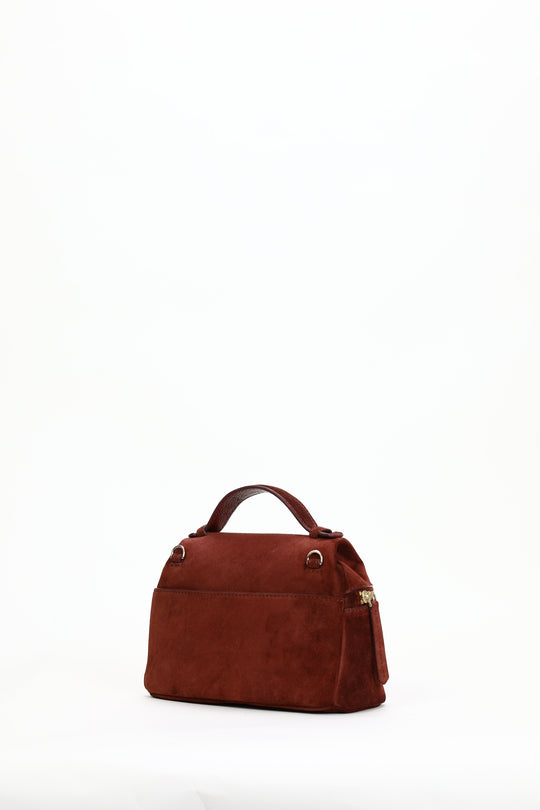 Minimal Bag Mini Rust Velur