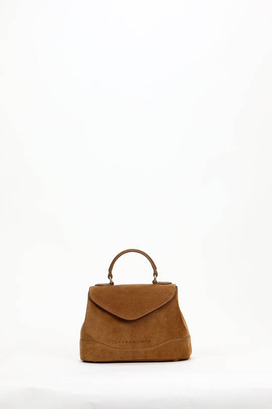 Mina Bag Mini Camel Velur