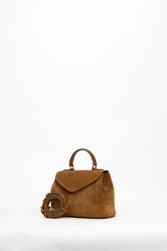 Mina Bag Mini Camel Velur