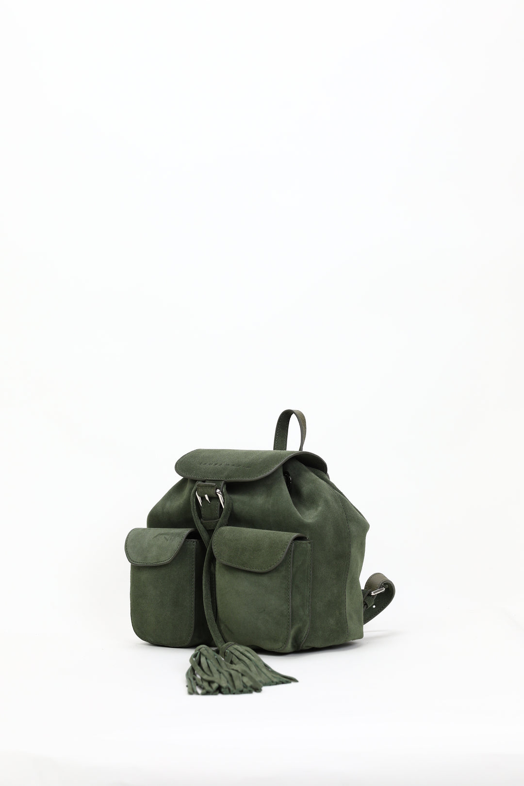 Fringe Bebe Khaki Velur