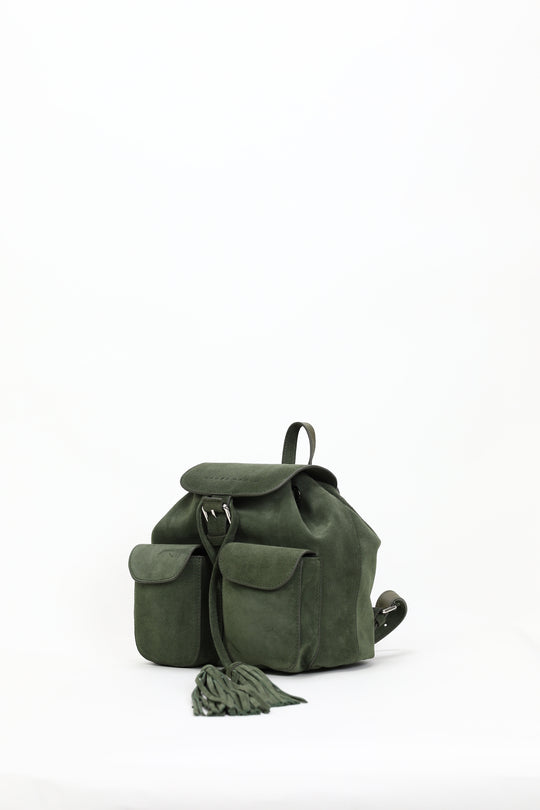 Fringe Bebe Khaki Velur