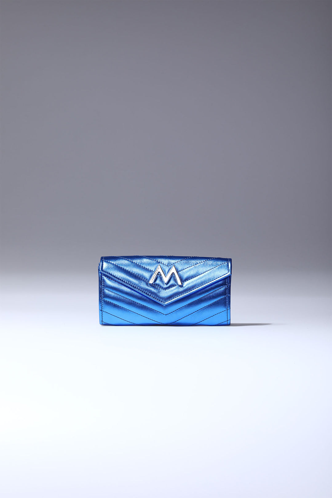 M Wallet Metallic Blue