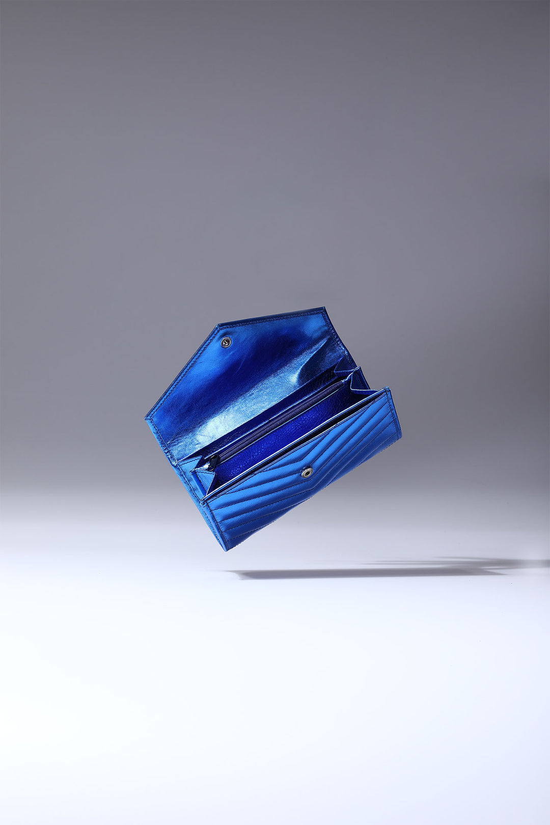 M Wallet Metallic Blue