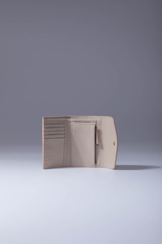 Mina Compact Wallet Ivoire