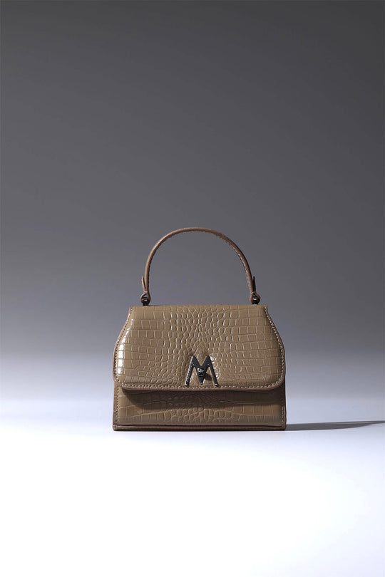 Grace Mini Nude Croco