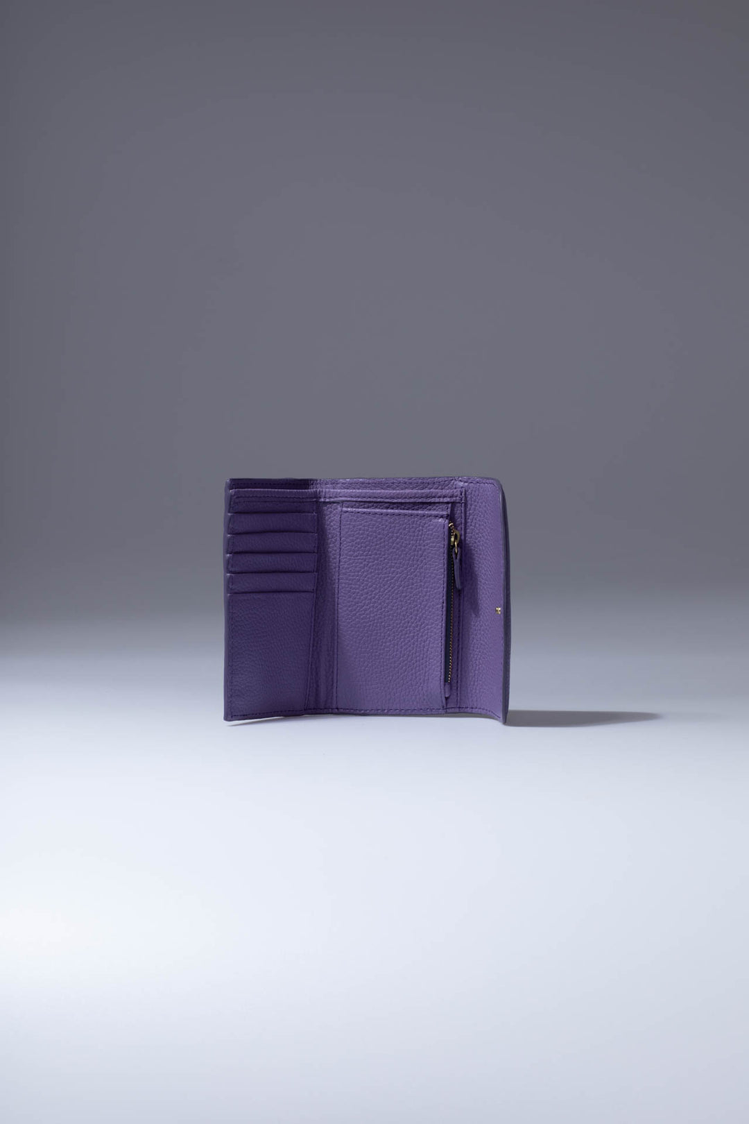 Mina Compact Wallet Chalk Violet